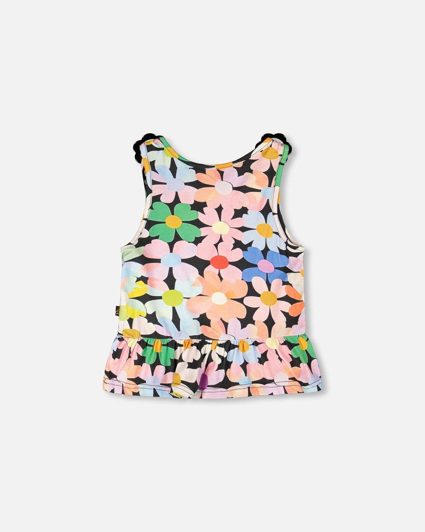 Deux par Girls Jersey Tank Top Printed Flowers