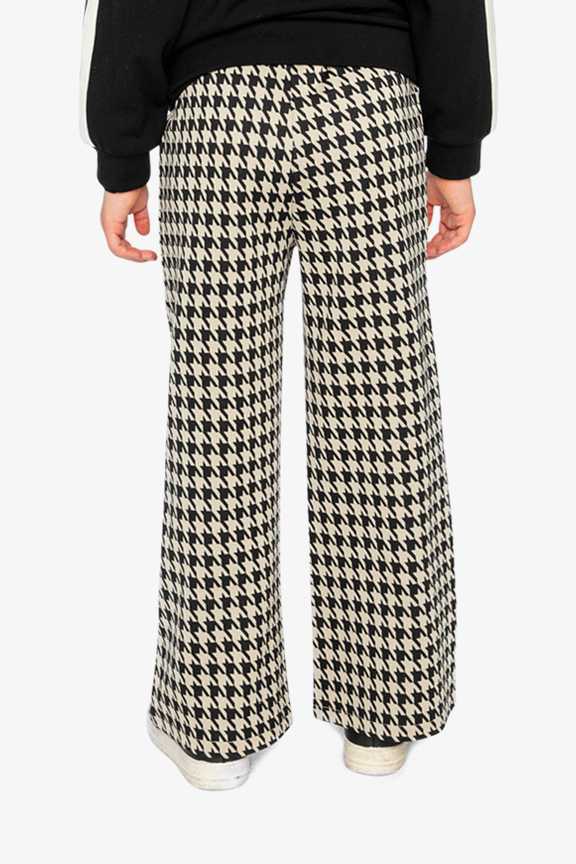 Deux par Girls Houndstooth Wide-Leg Flare Pants