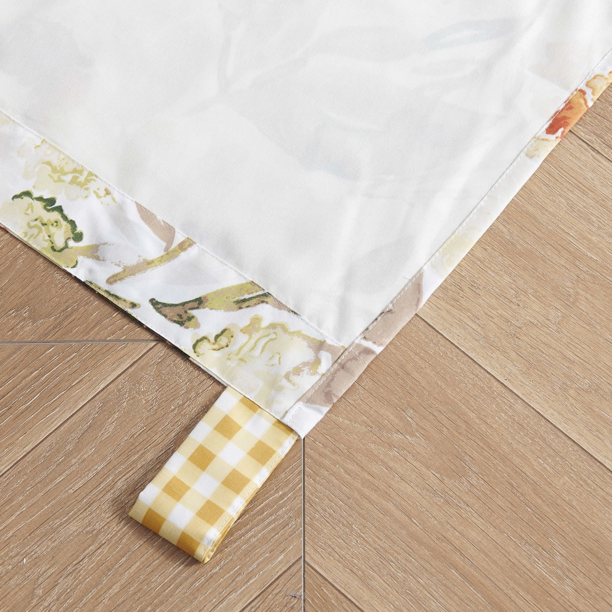 Somerset Curtain Panels (Set of 2) with Tiebacks 84" x 42" Gold by Greenland Home fashions