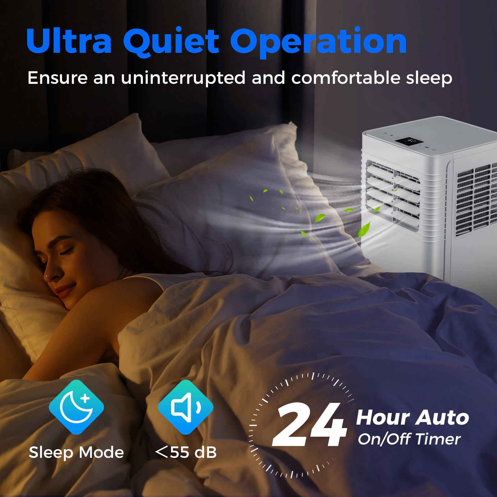 SlickBlue Unisex Portable 8000 BTU Air Conditioner