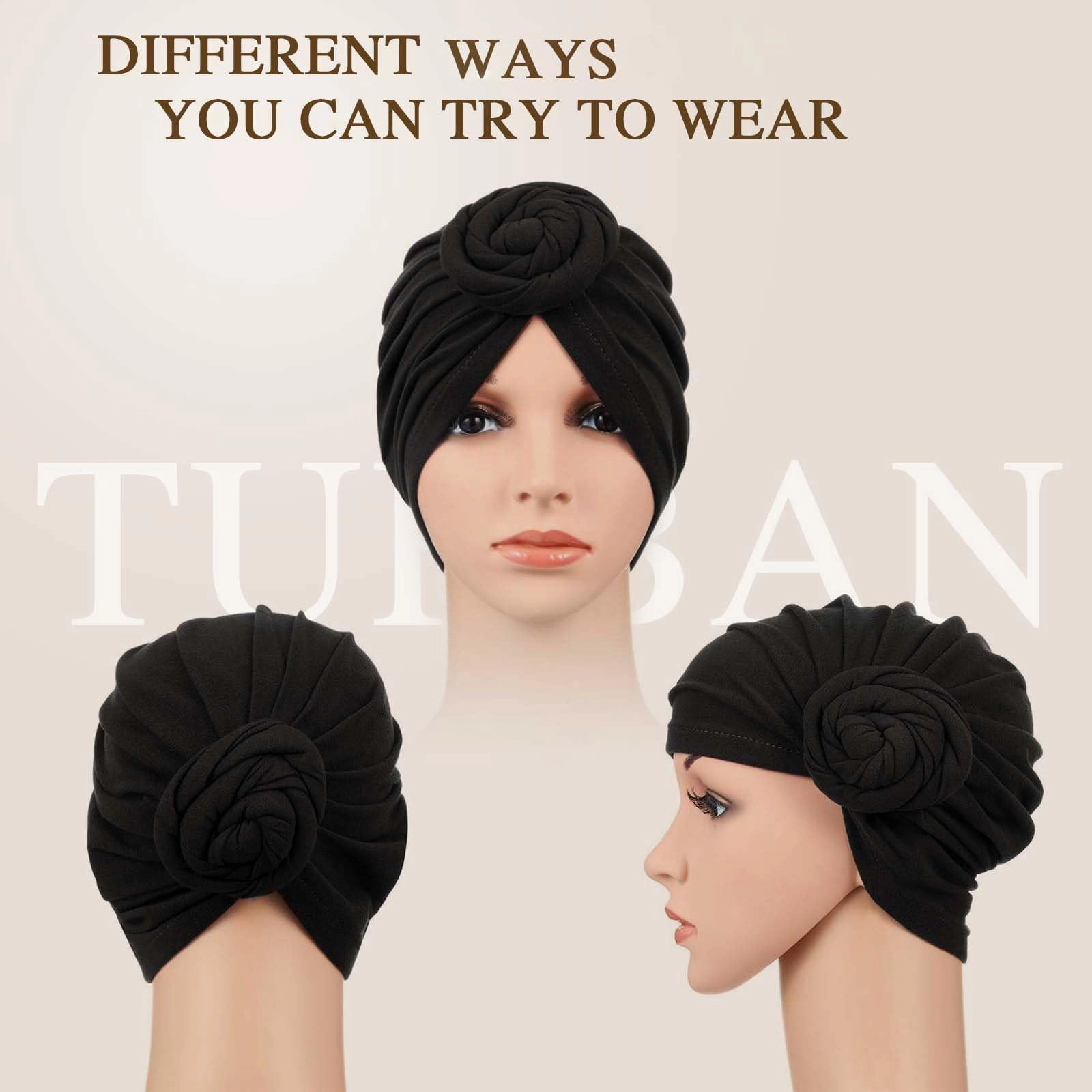 PIGFDK 6 Turbans For Women