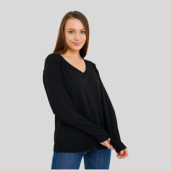 Wear Sierra Women's Long-Sleeve V-Neck Shirt