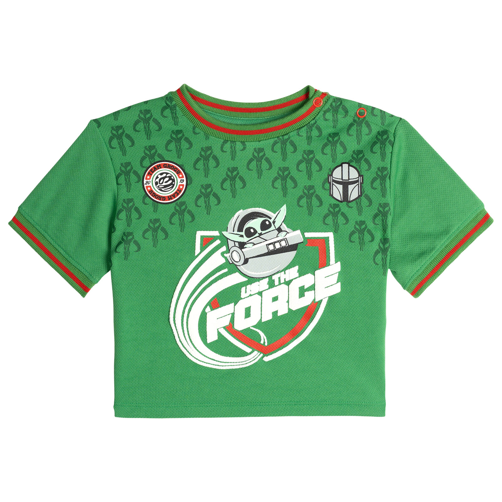 Star Wars The Mandalorian Grogu Baby Boys' Athletic 2-Piece Tee and Shorts Set