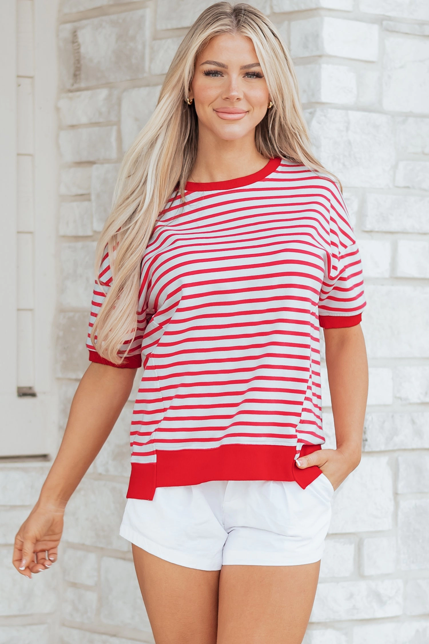 Threaded Pear Women's Emery Half Sleeve T Shirt
