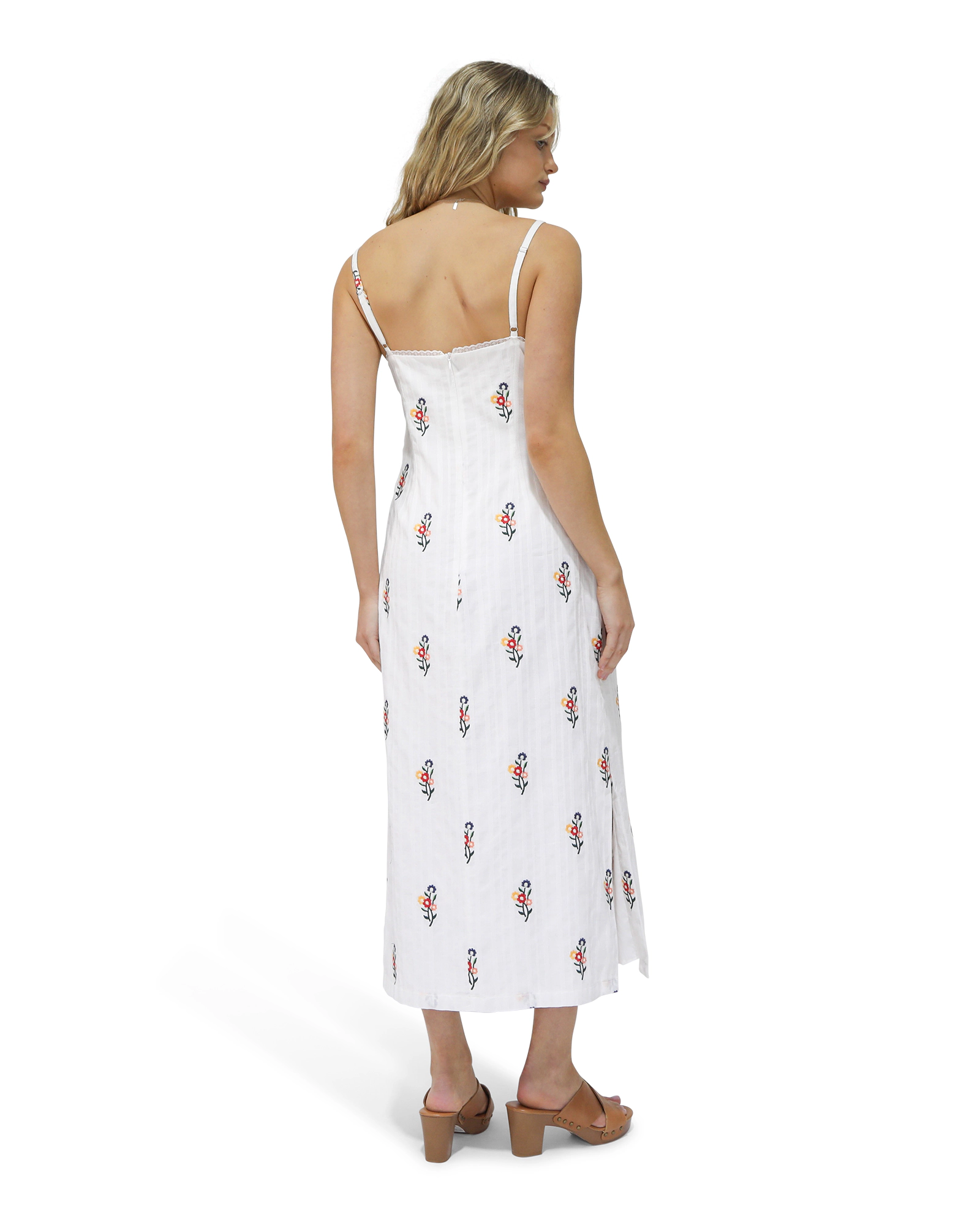Belle & Bloom Womens She Blooms Floral Midi Dress