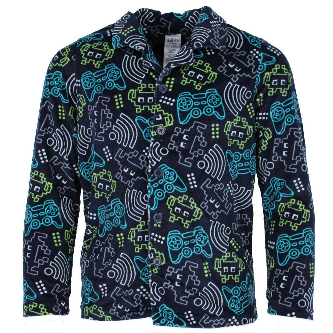 Only Boys Boy's Video Game Velvet Pajama Set