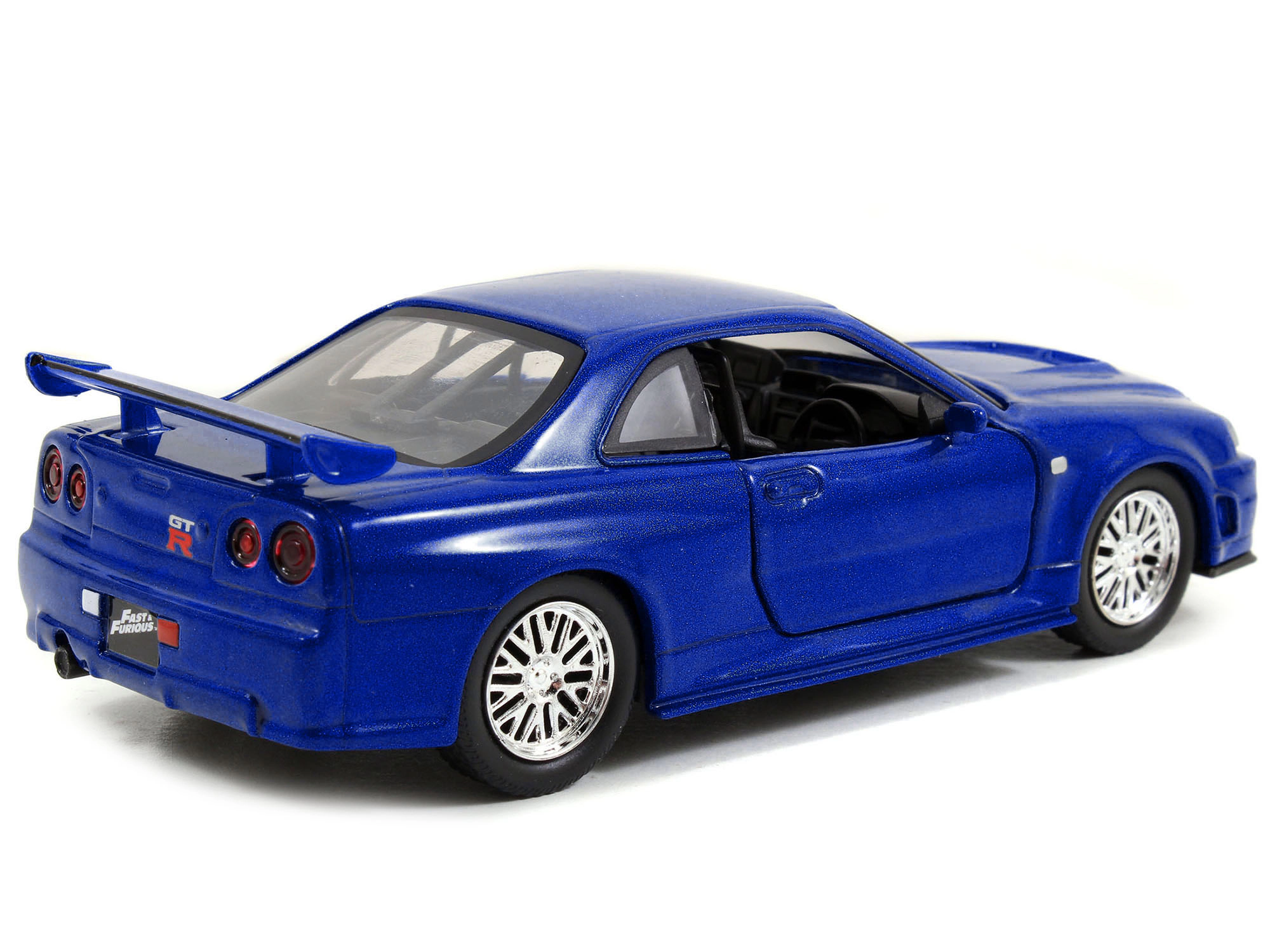 Jada Brian's Nissan Skyline GT-R R34 Blue "Fast & Furious" Movie 1/32 Diecast Car Model by Jada