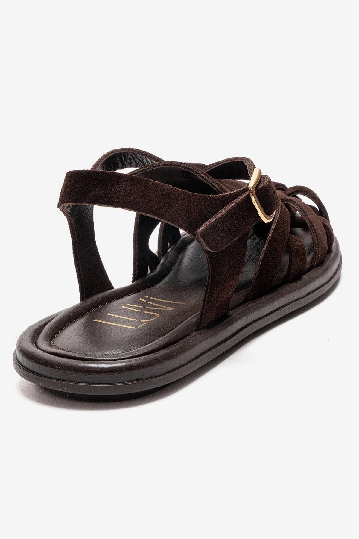Forever & Always Womens Alone Leather Gladiator Sandals