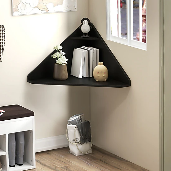 SlickBlue Floating Corner Computer Desk with Storage Shelf - JCPenney