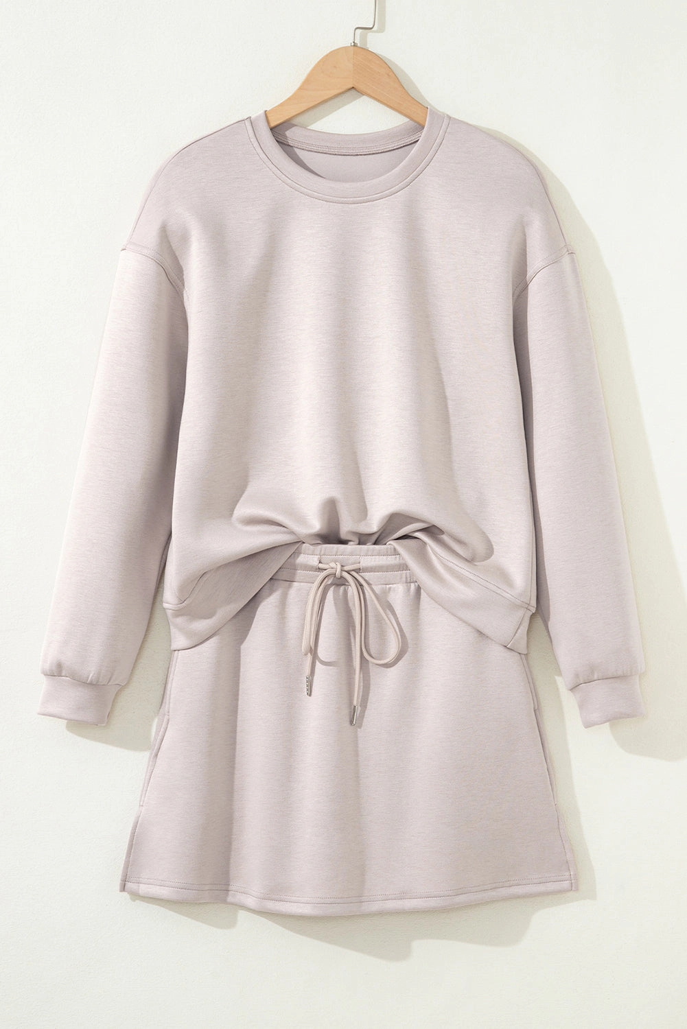 Threaded Pear Women's Ava Pullover Drawstring Mini Skirt
