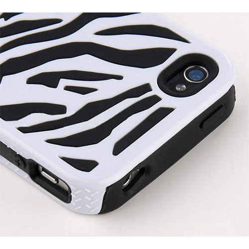 GBruno Zebra Print Hard Shell Case For IPhone 4/4S