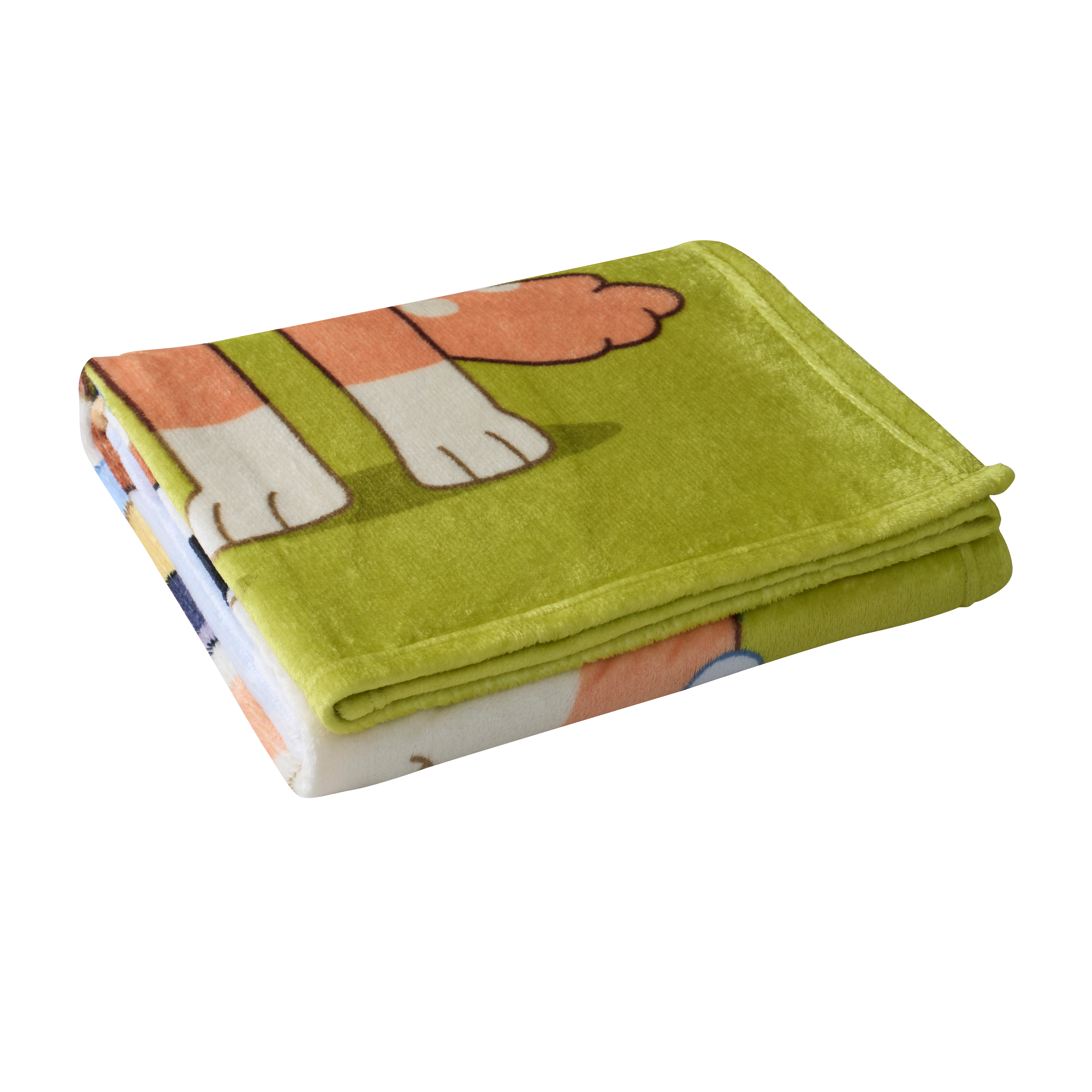 Sweet Home Collection Kids Bluey Micro Raschel Throw Blanket 46"x60"