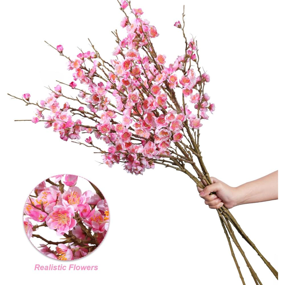 Majestic Crafters Pink Artificial Cherry Blossom Indoor Decoration