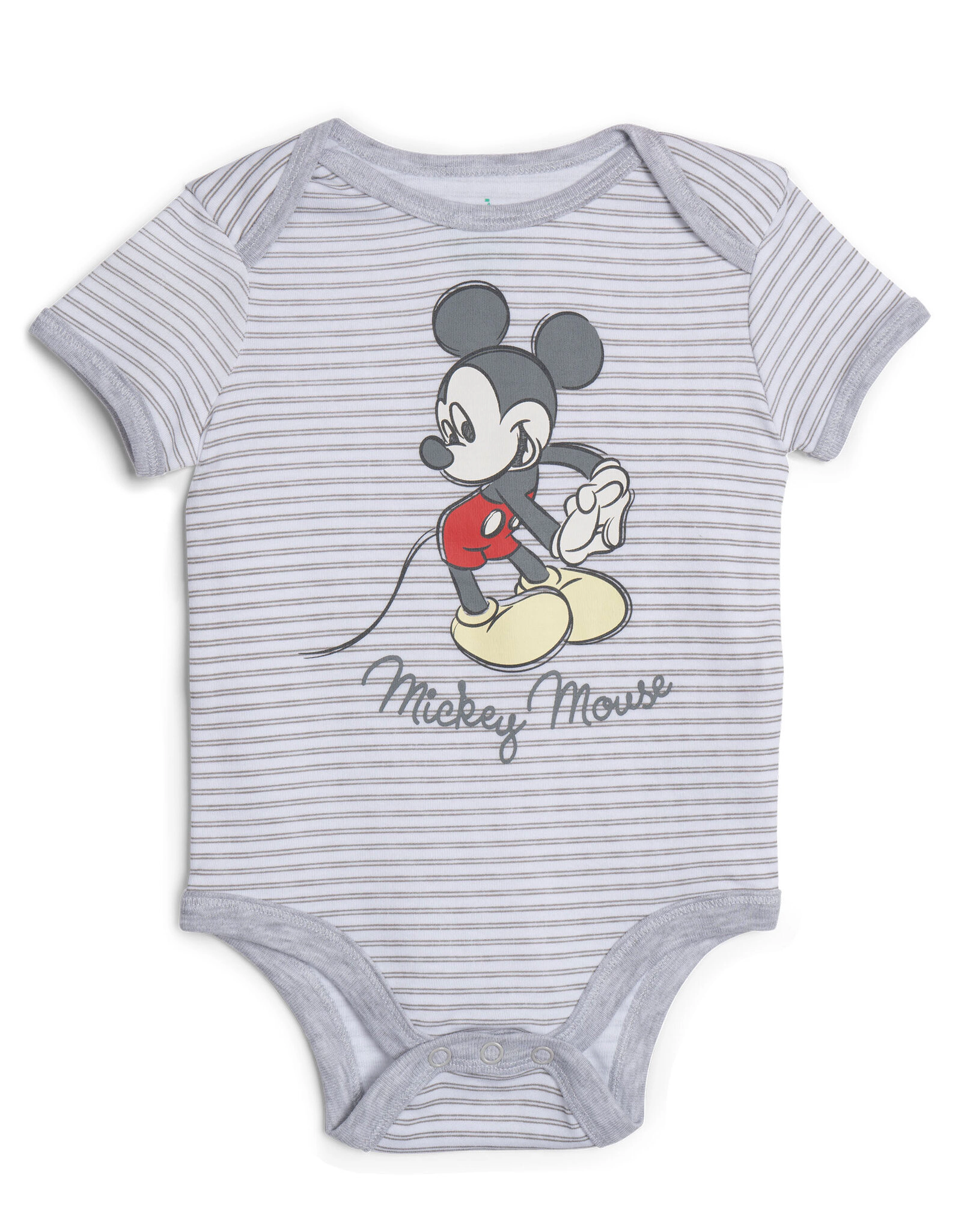 Disney Mickey Mouse Baby Boys' New Bodysuit and Pants Set with Hat Bib