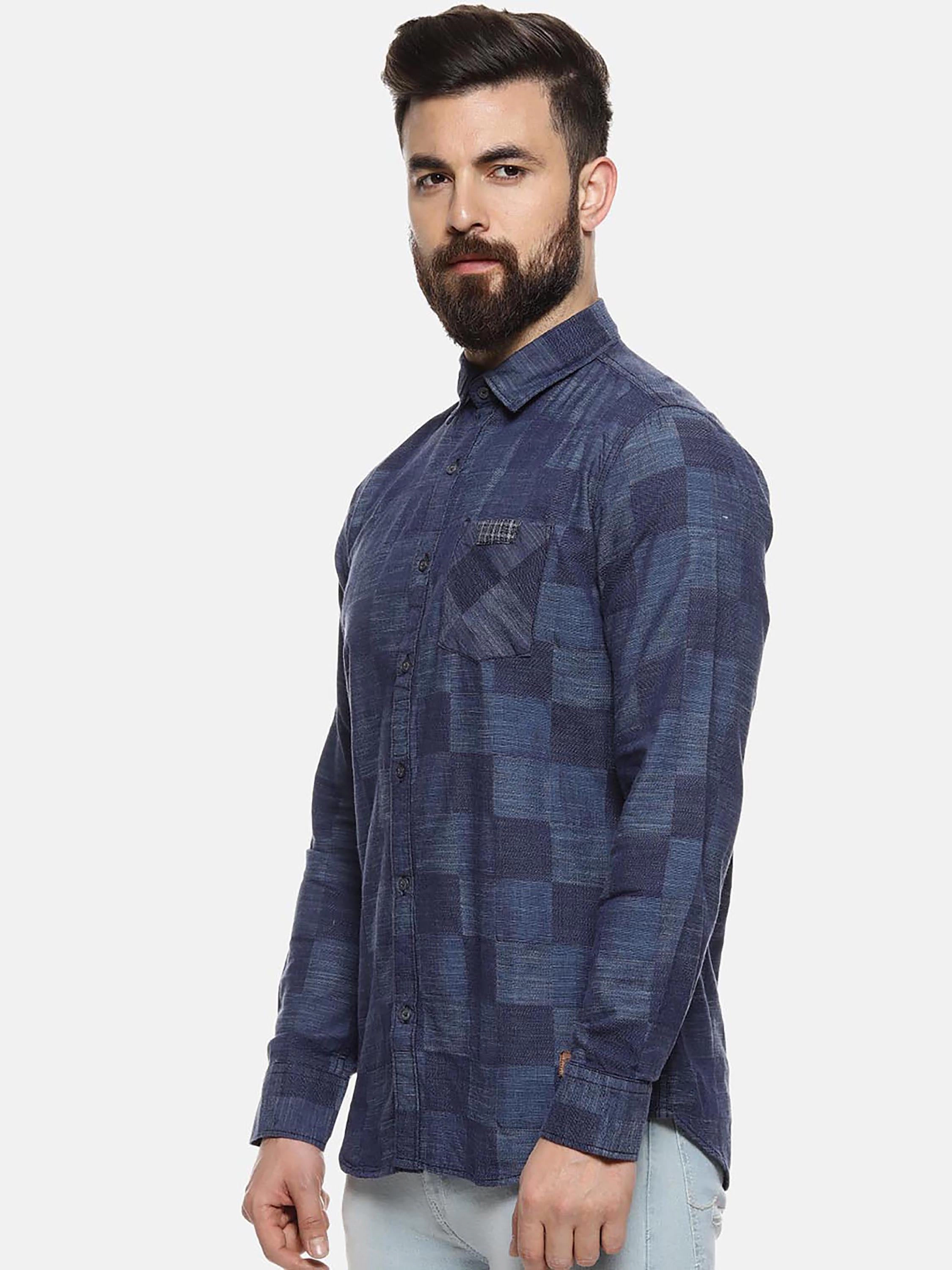Campus Sutra Men's Checkered Stylish Casual Shirt