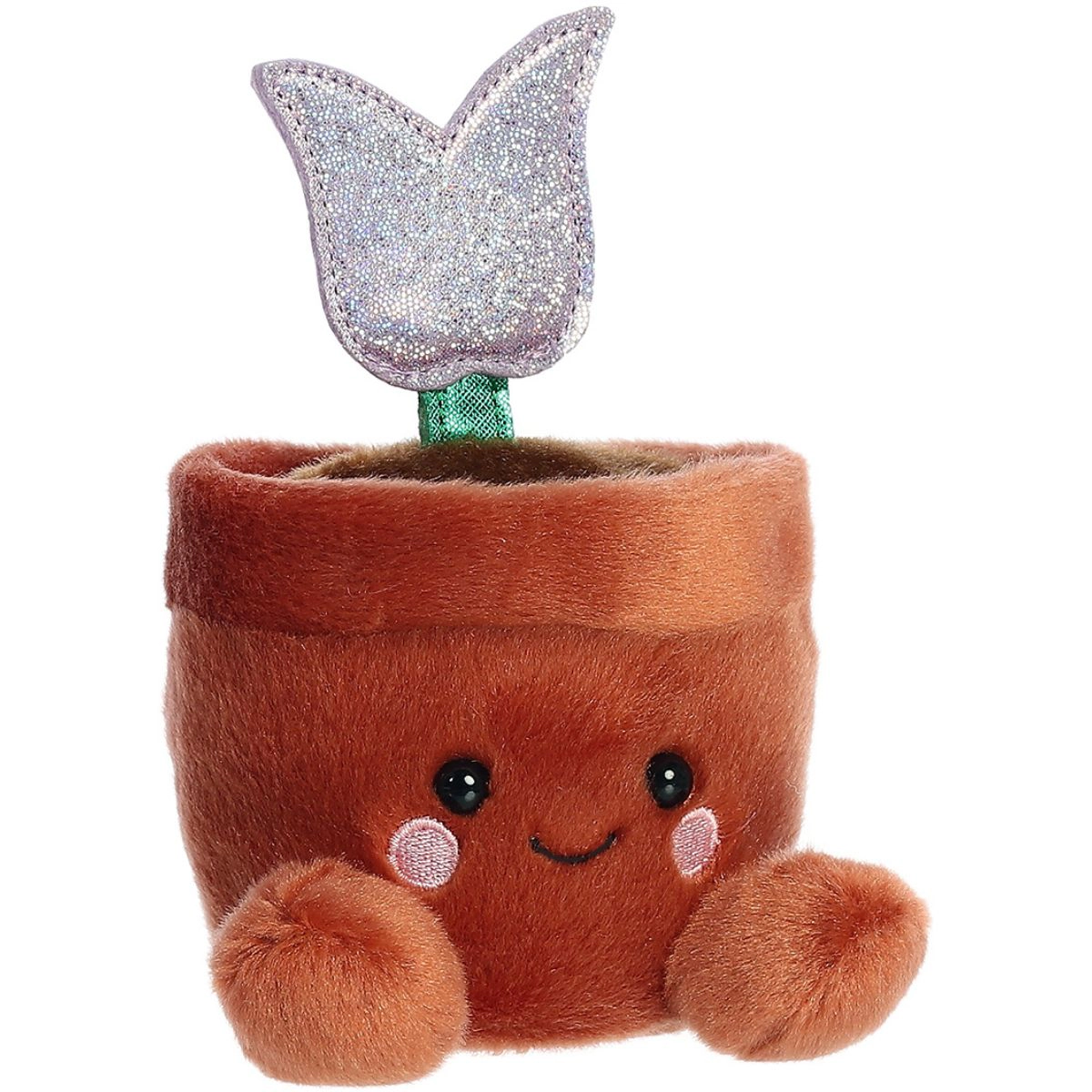 Aurora Palm Pals Holland Potted Tulip 5-Inch Stuffed Animal Plush