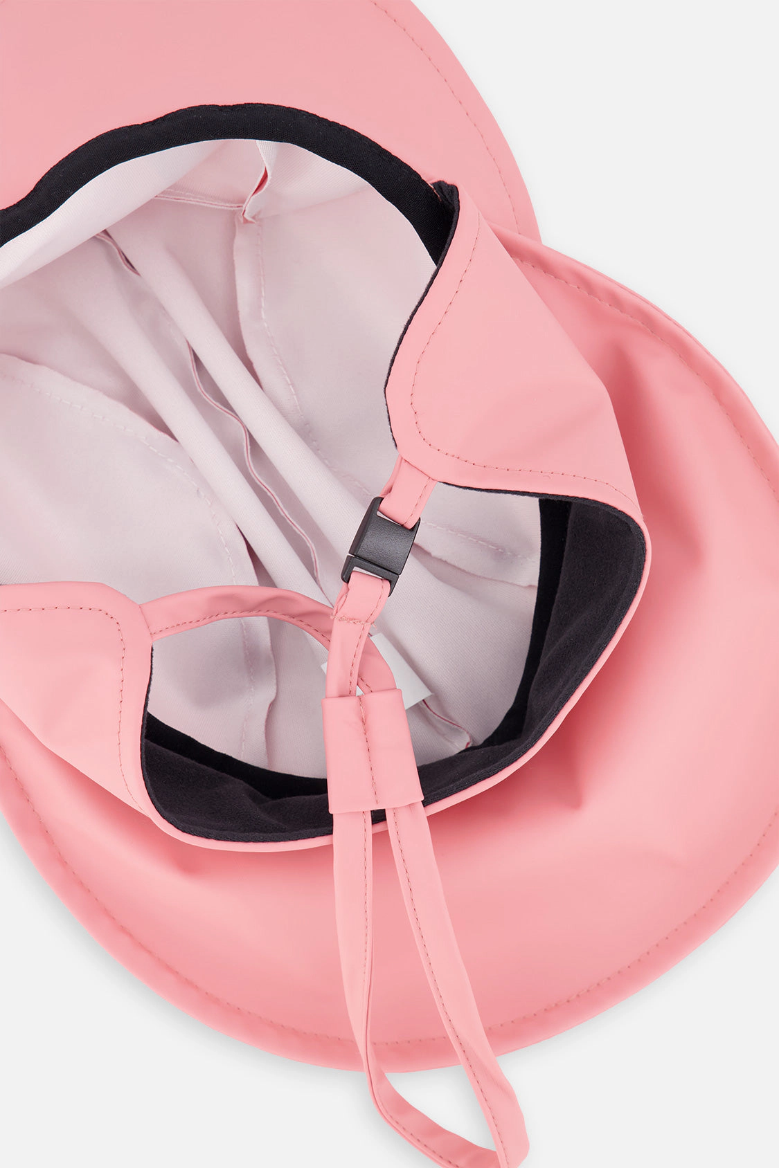 Deux par Deux Girls Wide-Brim Rain Hat with Ear and Neck Flaps