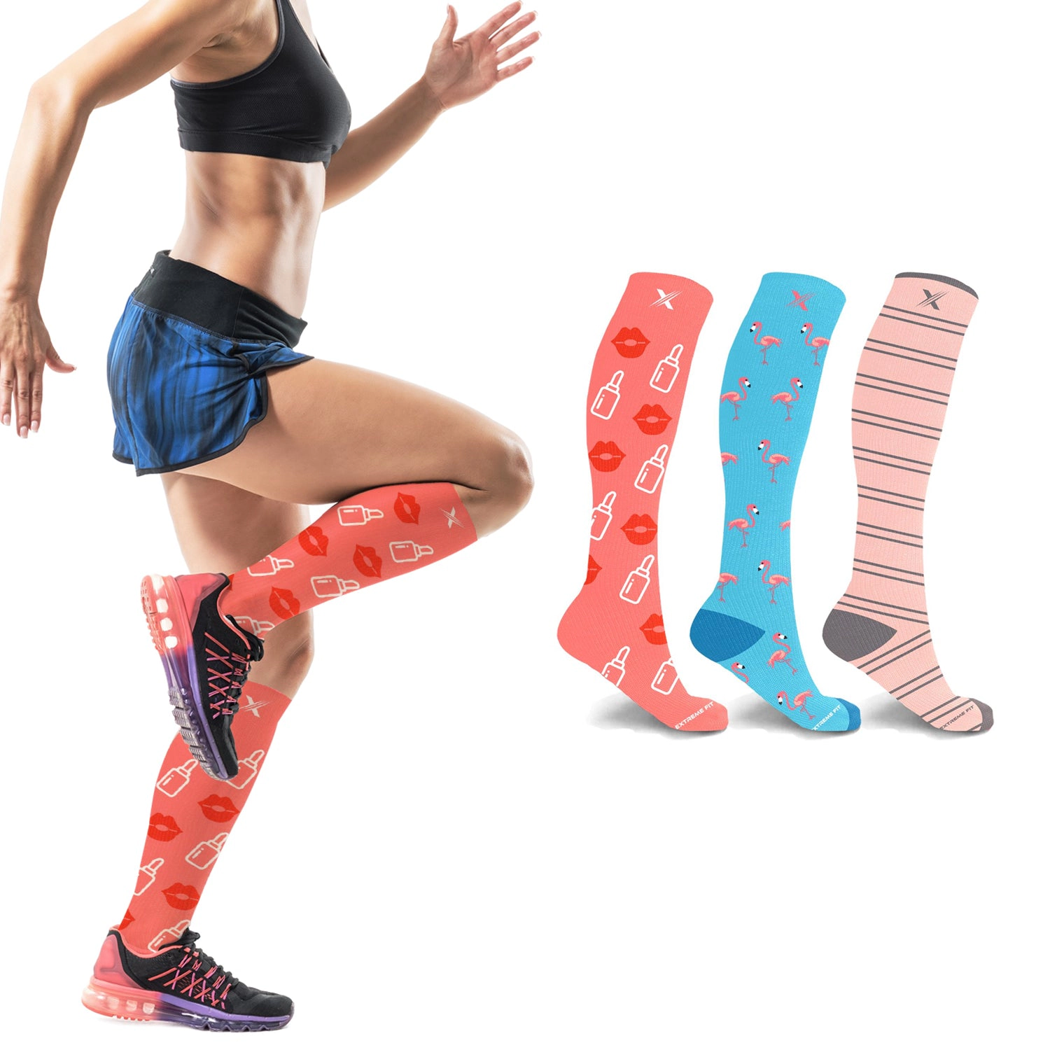 Extreme Fit Compression Socks Knee High - Made For