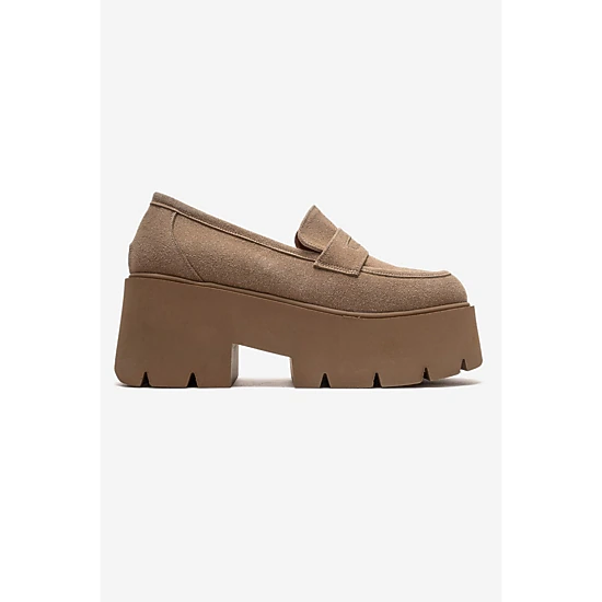 Prologue Shoes Womens Santia Chunky Platform Loafer
