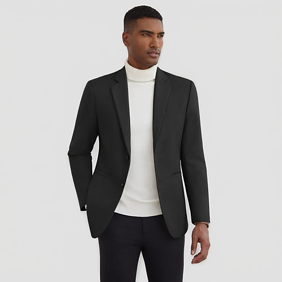 COOFANDY Men's Slim Fit Two Button Notch Lapel Casual Blazer Sport Coat Suit Jacket