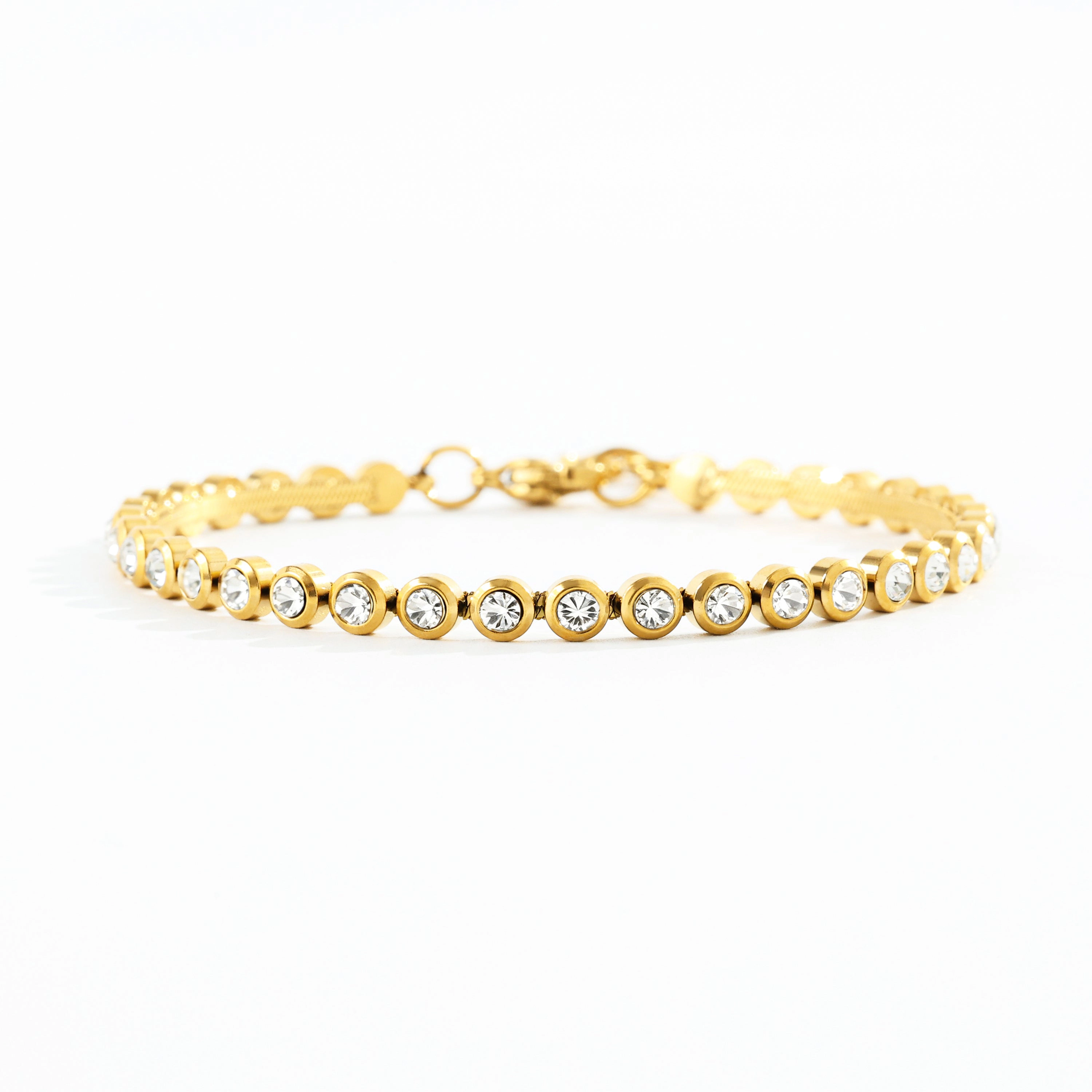 Mint & Lily Women's Bezel Tennis Bracelet
