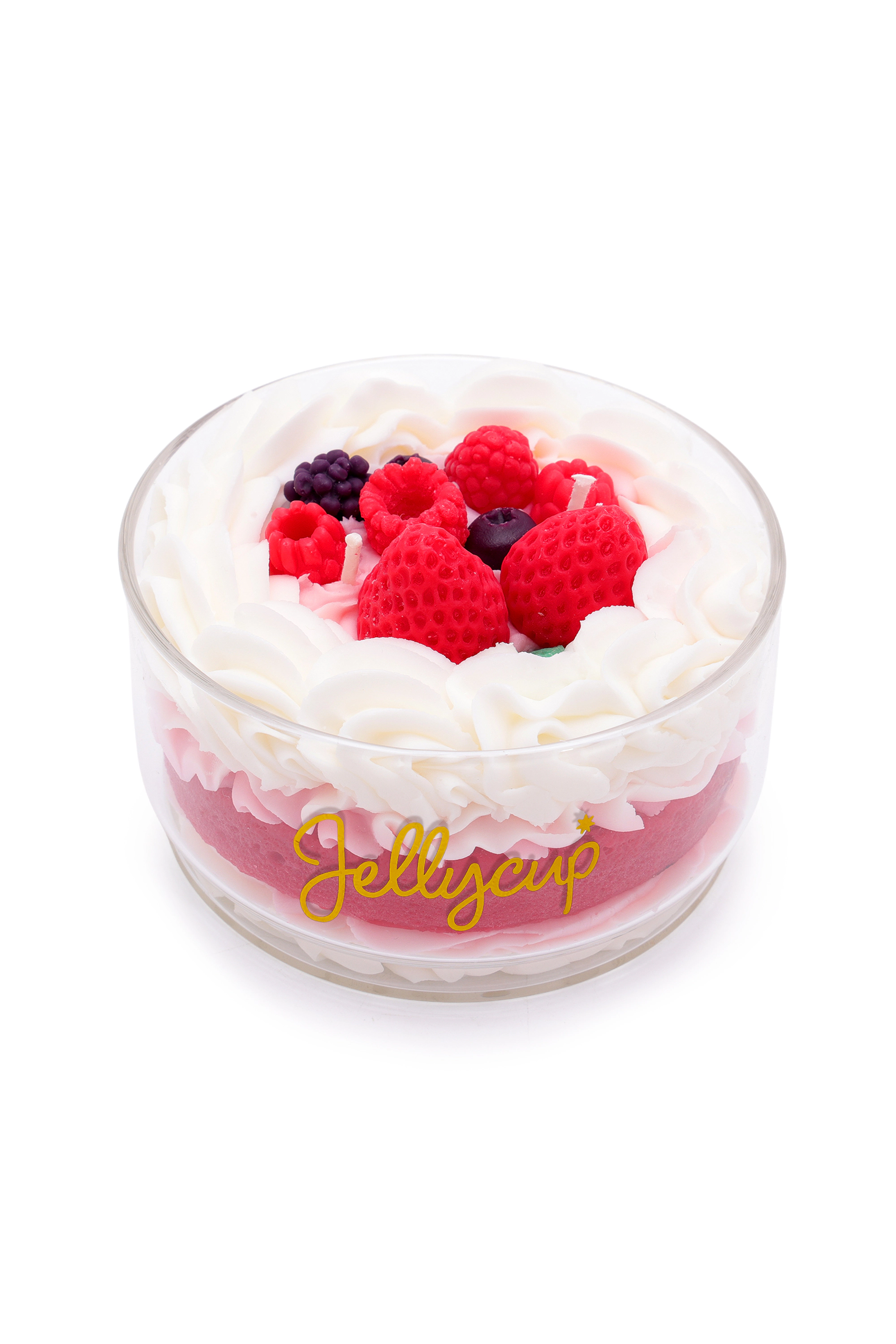 Jellycup Unisex Fresh Berry Scented Cake Soy Wax Candle