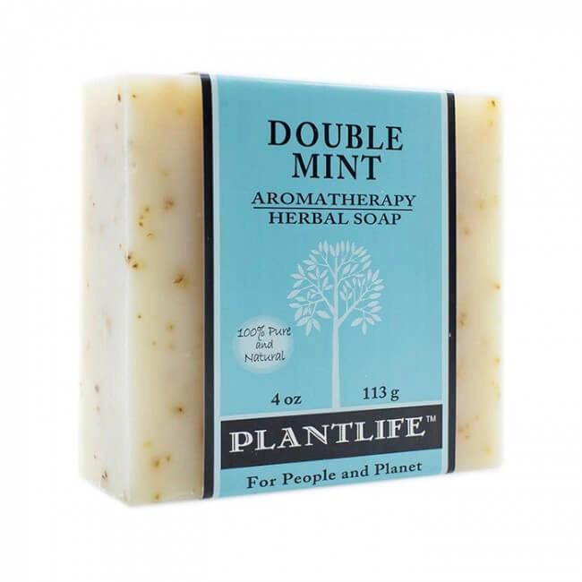 Plantlife Double Mint Aromatherapy Herbal Soap