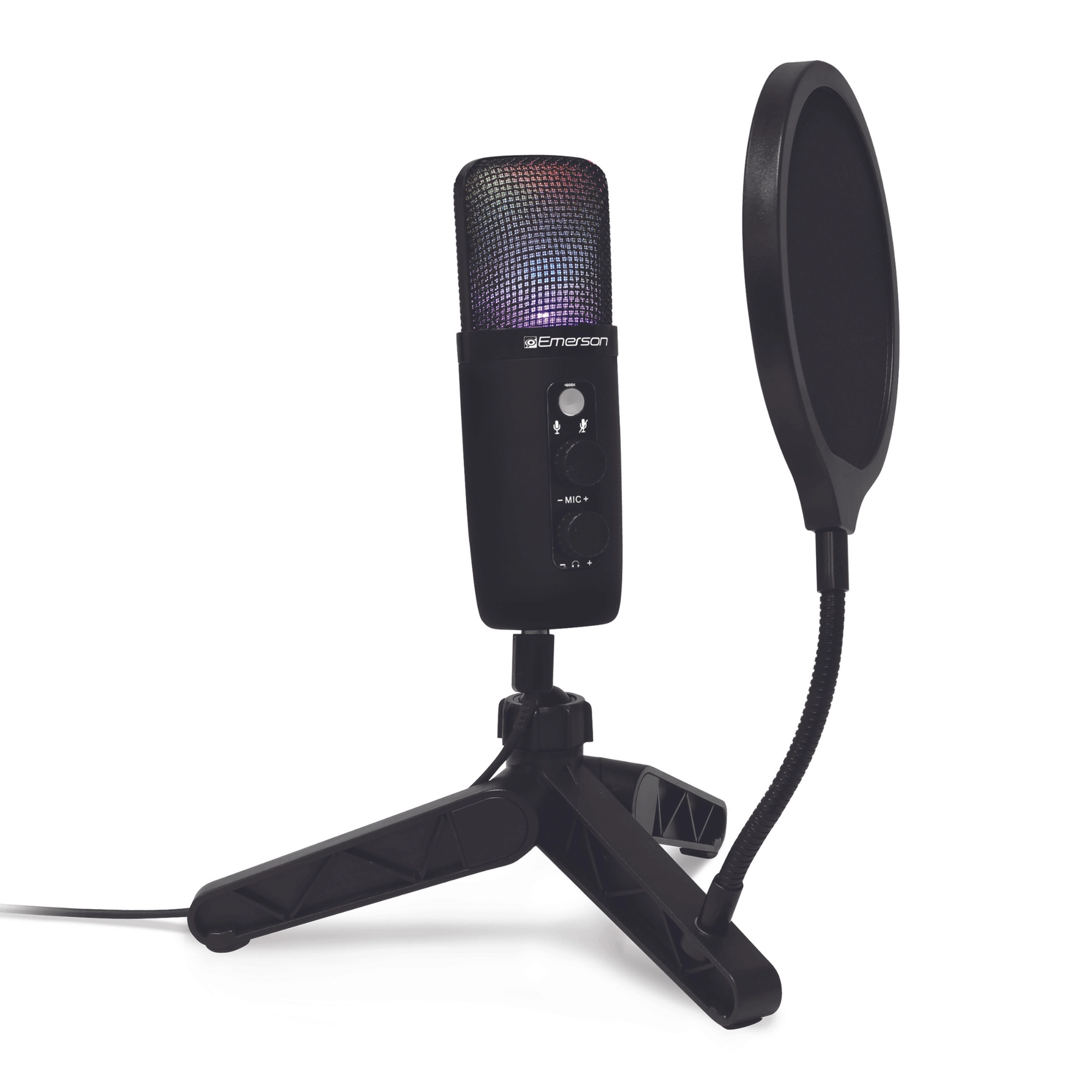 Emerson USB Gaming and Streaming Condenser Microphone