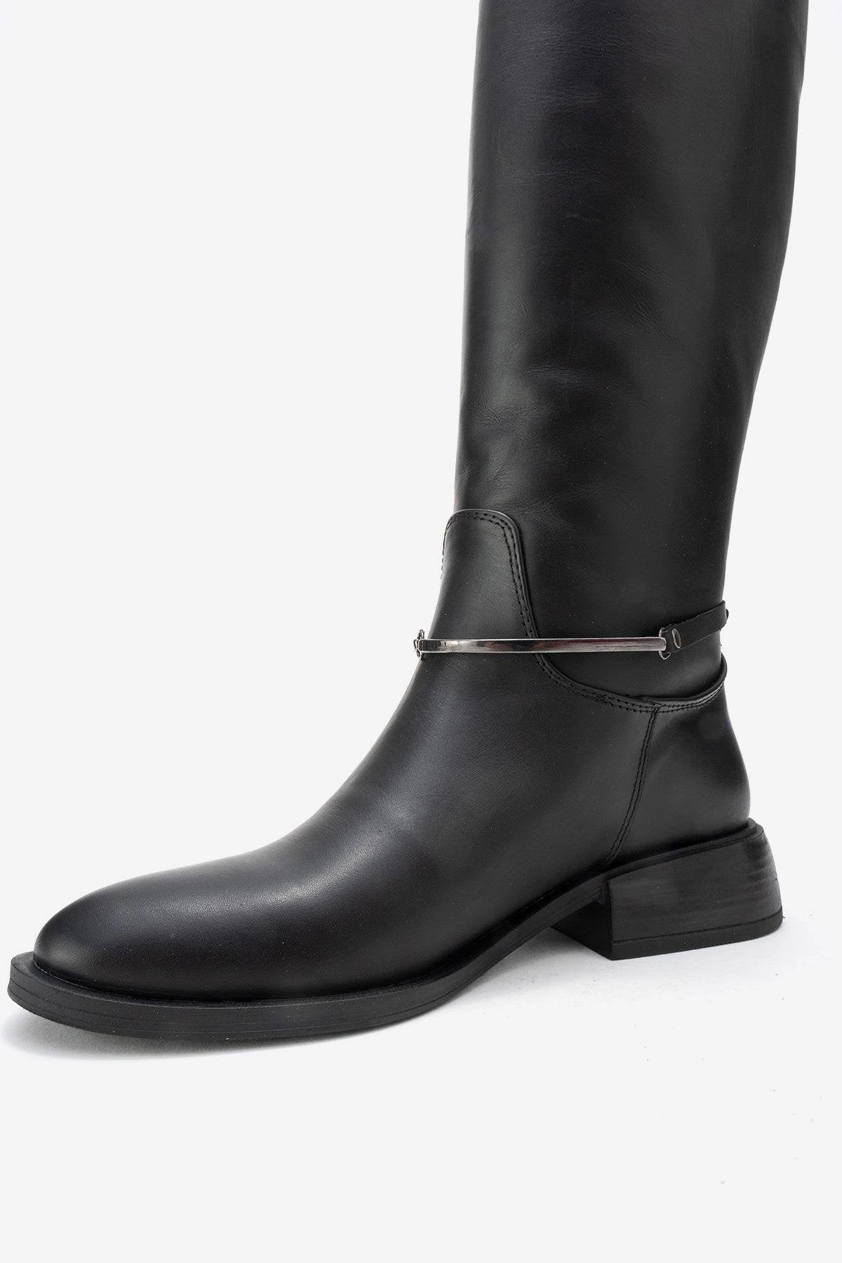 Forever & Always Womens Ansel Leather Riding Boot