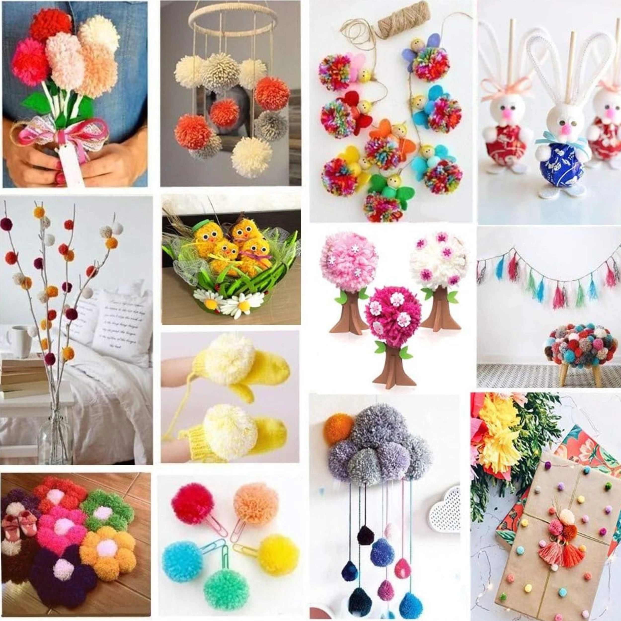 Stock Preferred Pom Pom Maker Tool Set for DIY Wool Knitting Fluff Ball Craft Decoration Pack of 4
