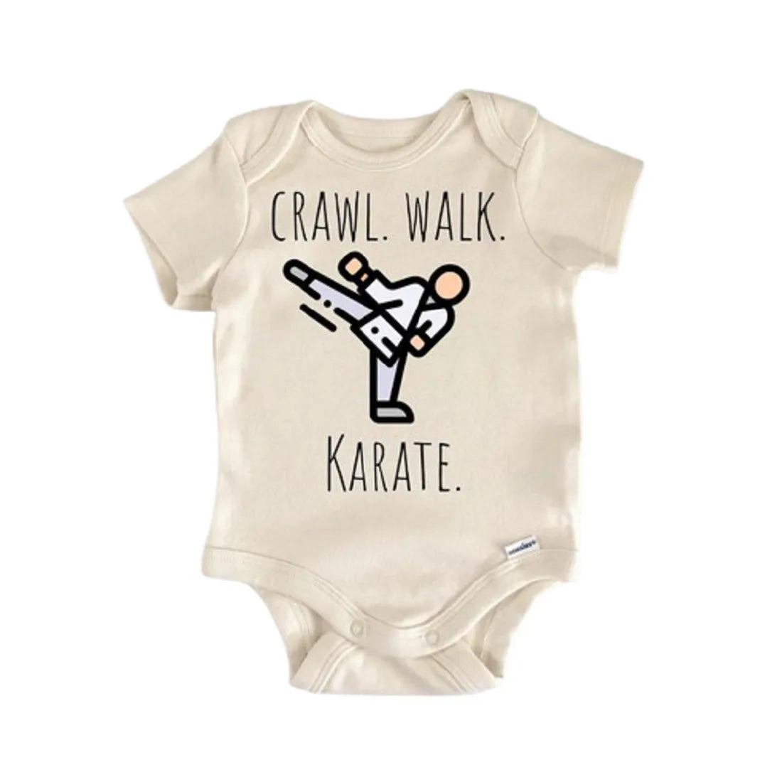 NOFO VIBES Unisex Karate Martial Arts Newborn Outfit Baby Bodysuit