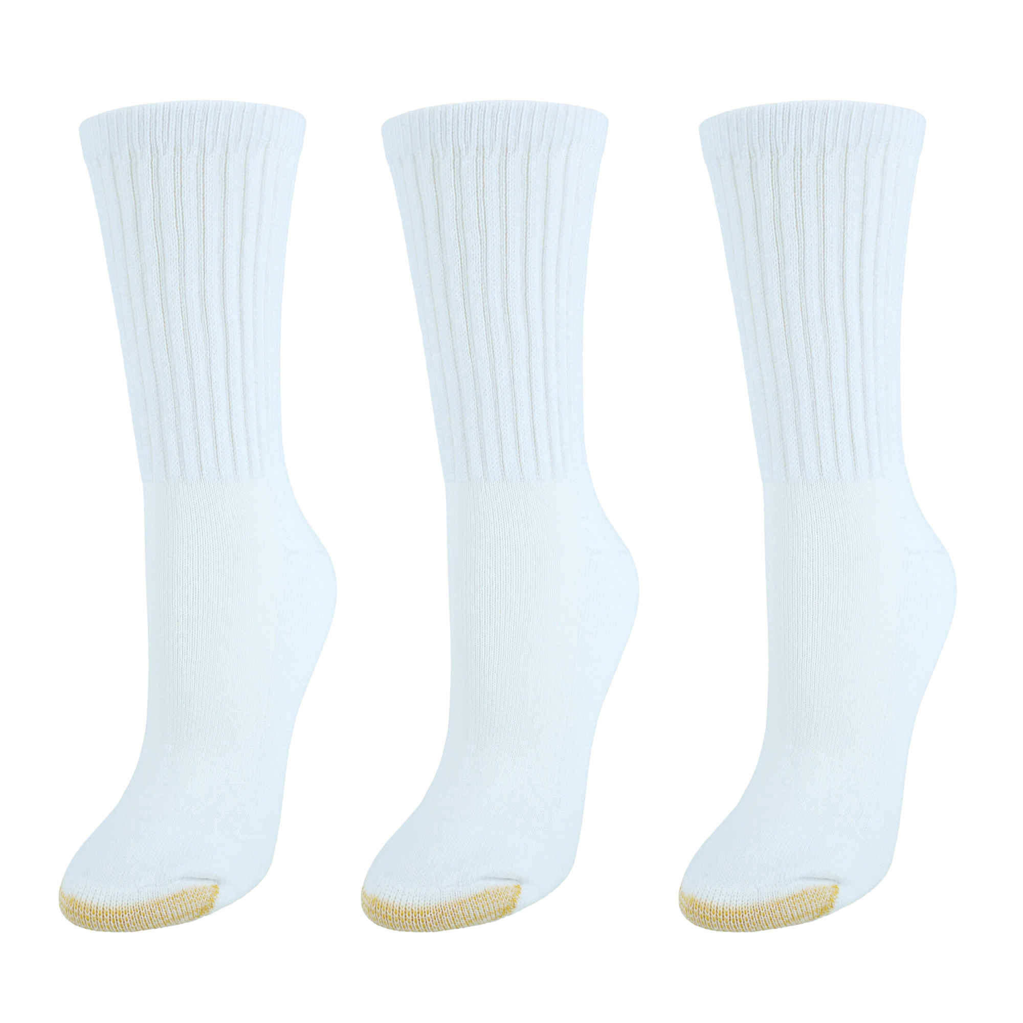 Gold Toe Women's Extended Size AquaFX Crew Socks (3 Pair Pack)