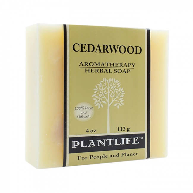 Plantlife Cedarwood Aromatherapy Herbal Soap