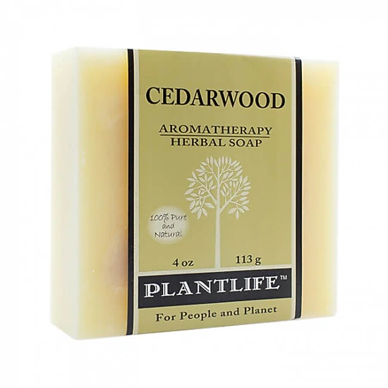 Plantlife Cedarwood Aromatherapy Herbal Soap