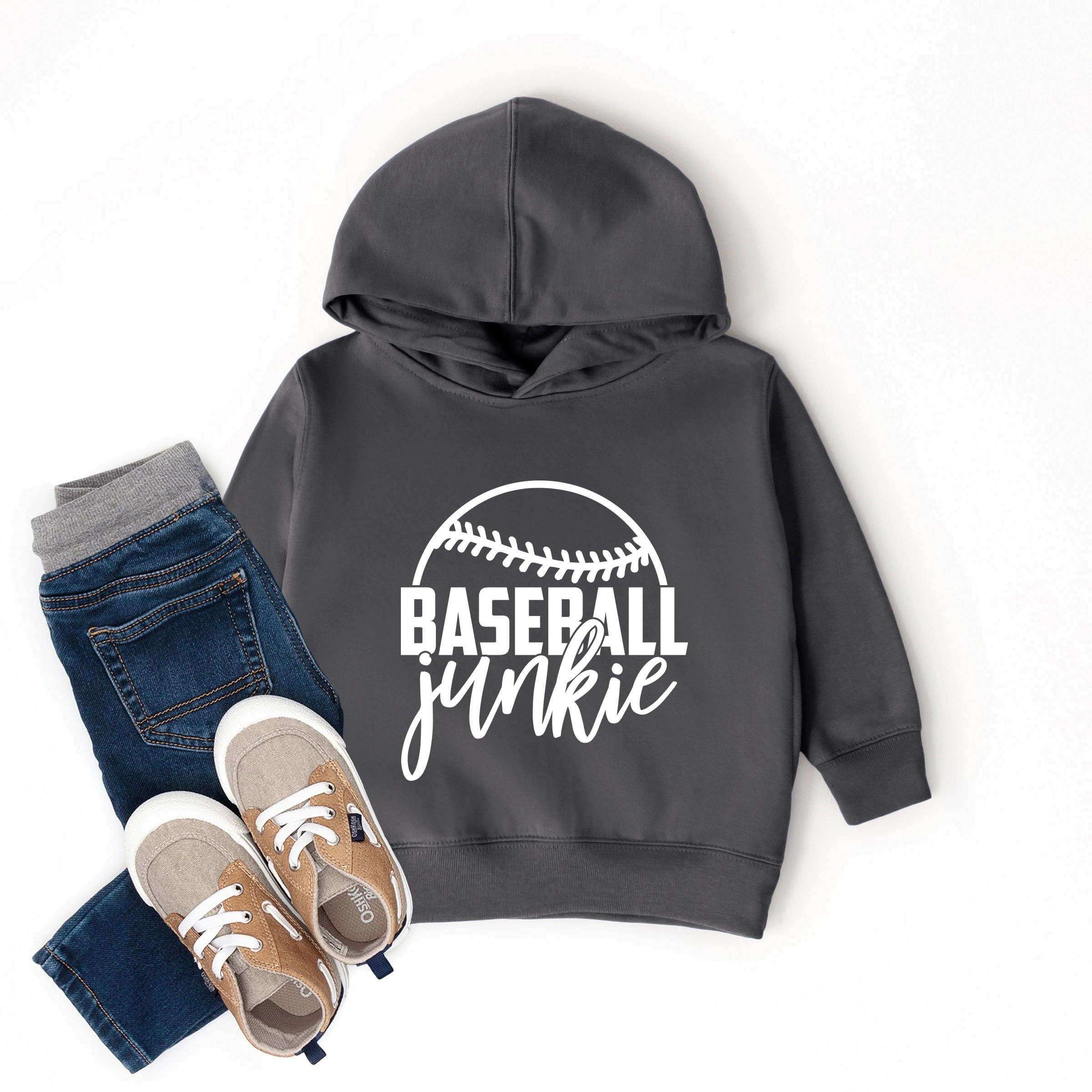The Juniper Shop - Baseball Junkie Toddler Hoodie