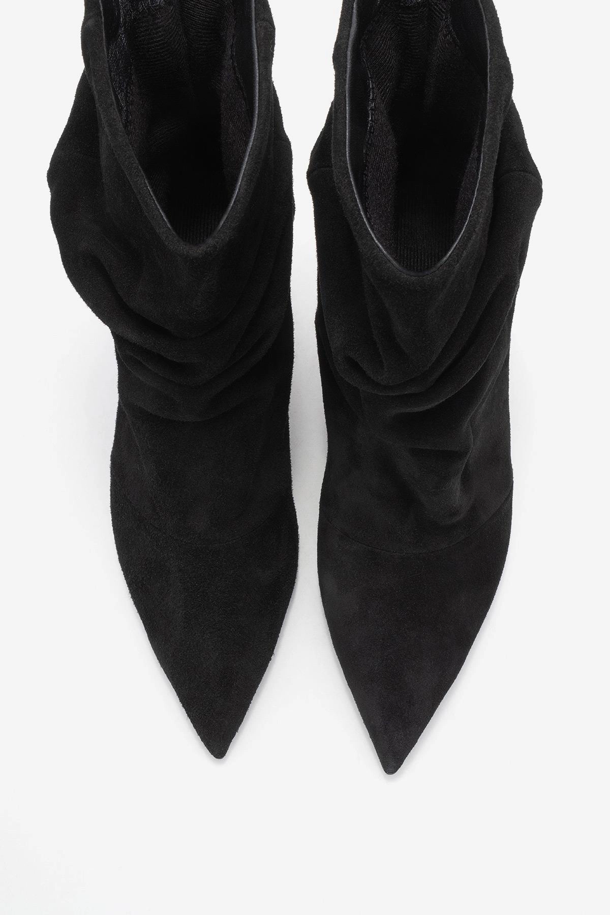 Forever & Always Womens Balei Leather Pointed Toe Boot