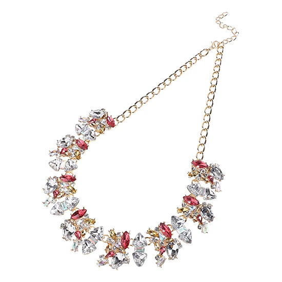 SOHI Women's Crystal Collar Necklace