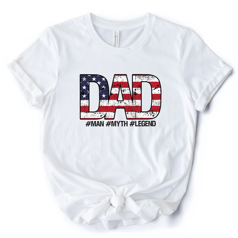 OrnamentallyYou Mens Dad Man Myth Legend T-Shirt