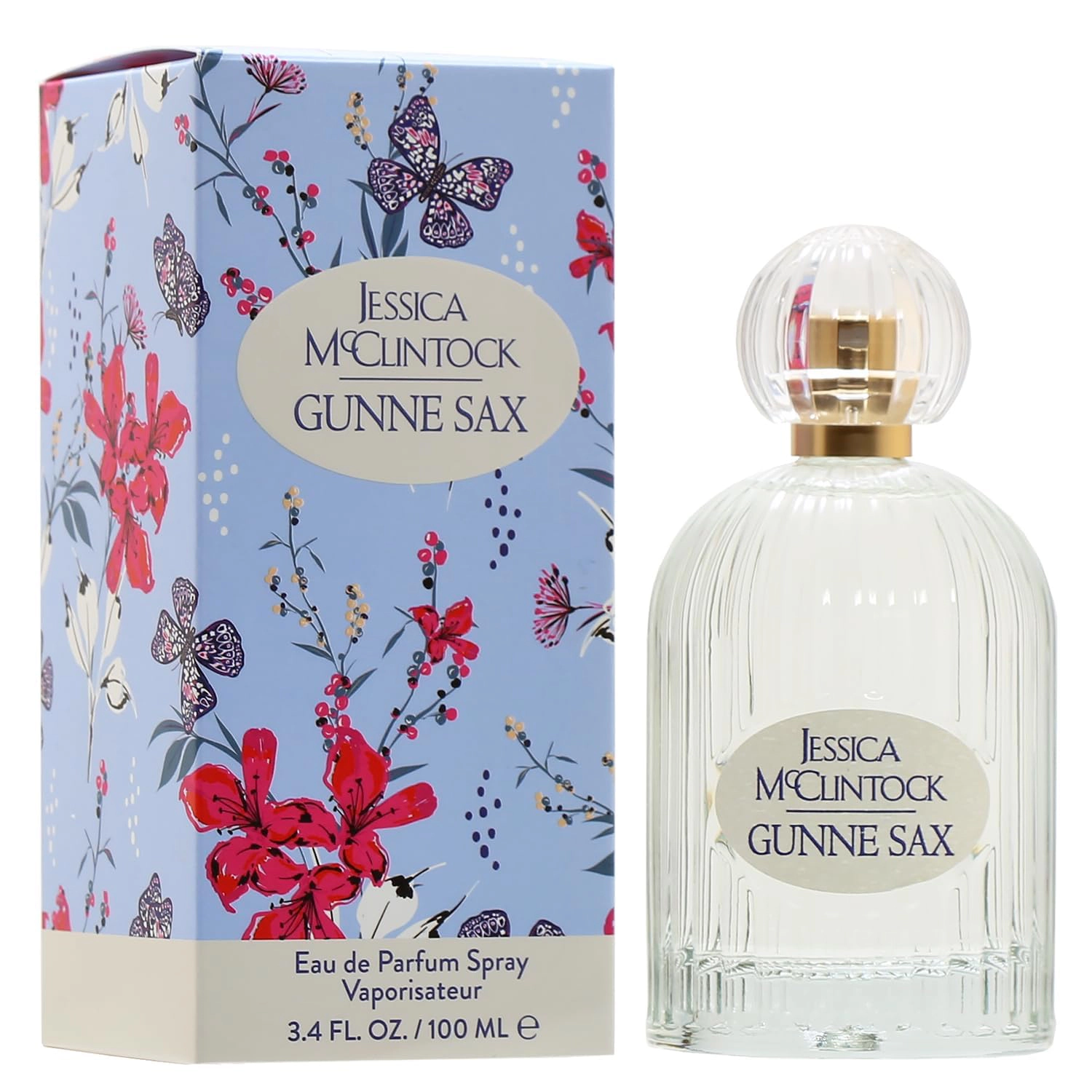 Jessica McClintock Gunne Sax Eau de Parfum for Women, Romantic Floral 3.4 oz Spray