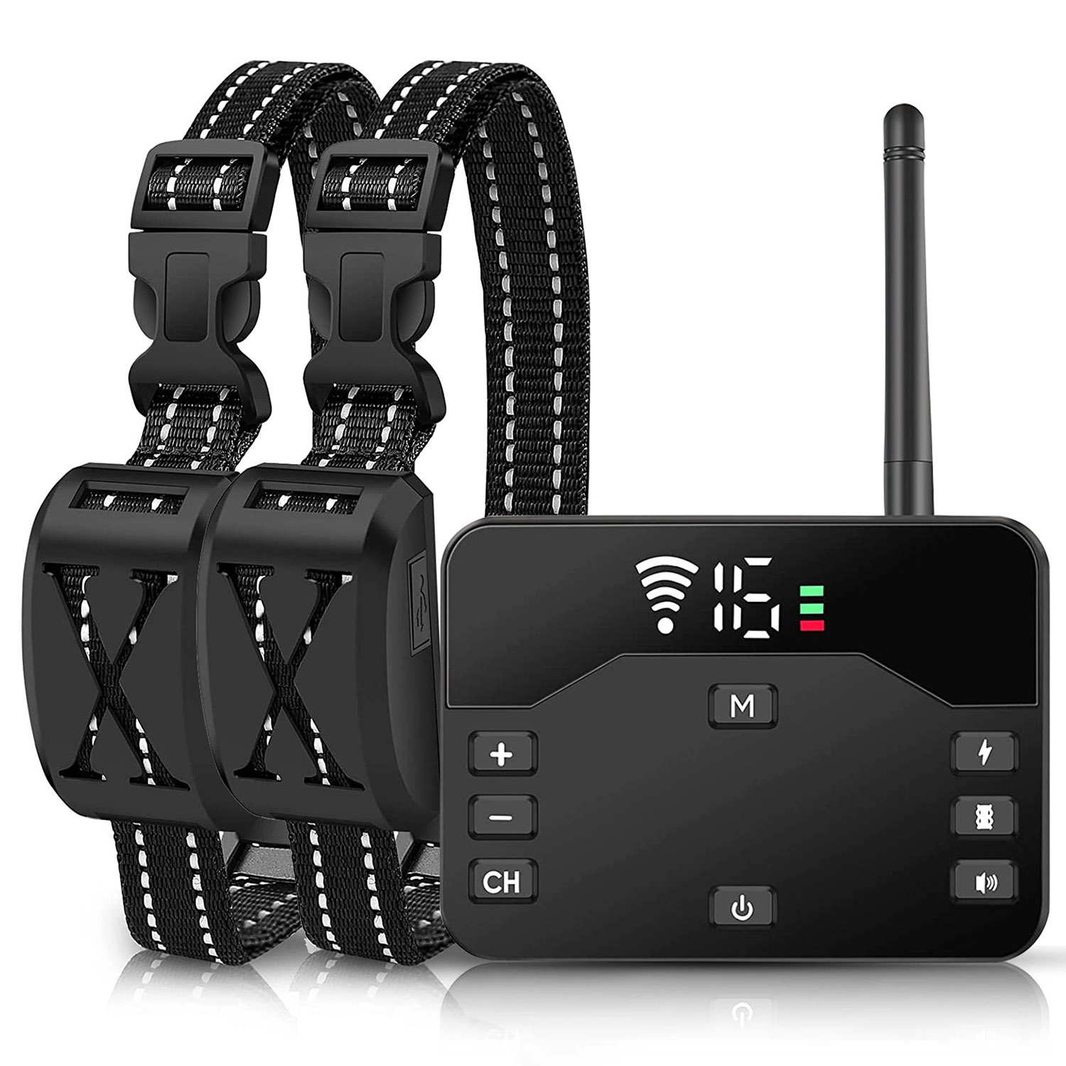 GBruno 2-in-1 Wireless Electric Dog Fence System