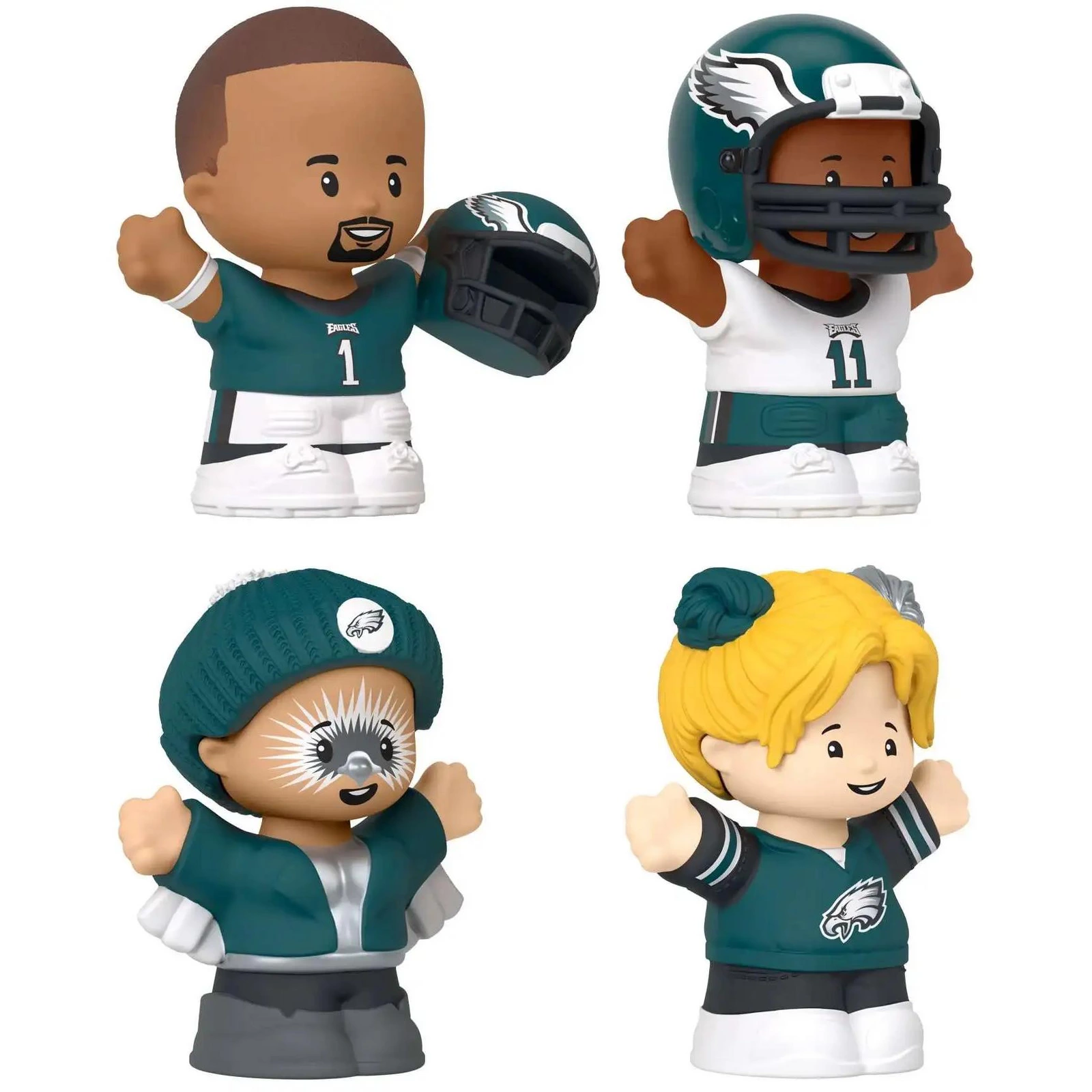 Fisher Price Little People x NFL Collector Philadelphia Eagles Figure 4-Pack