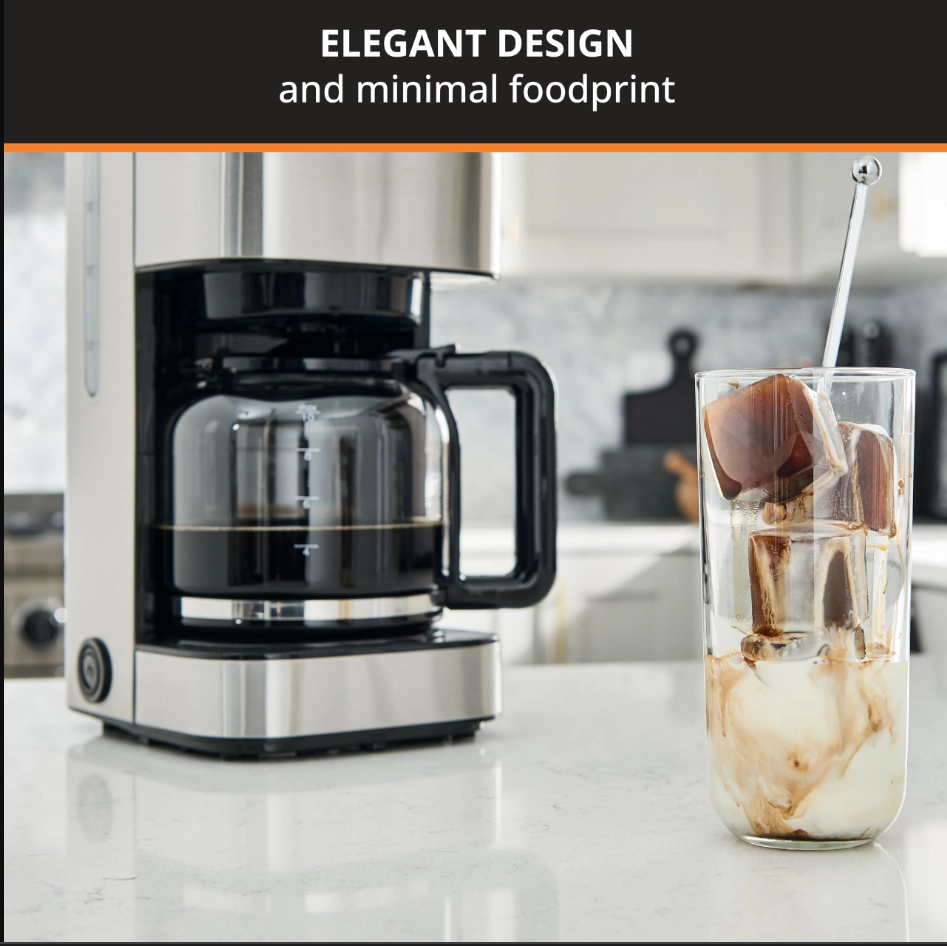 Krups Simply Brew 10-Cup Drip Coffee Maker | Stainless Steel