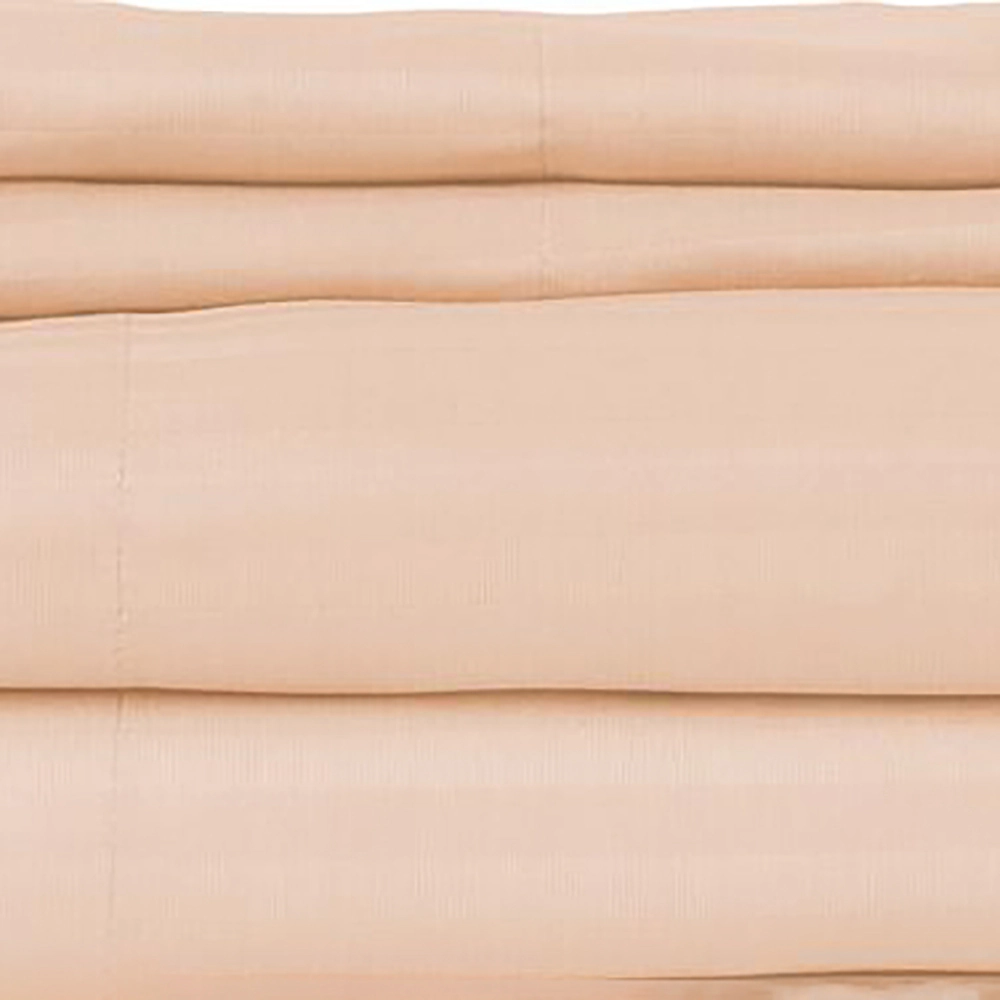 Castle Hill London 600 Thread Count Sateen Stripe Sheet Set - King, Linen