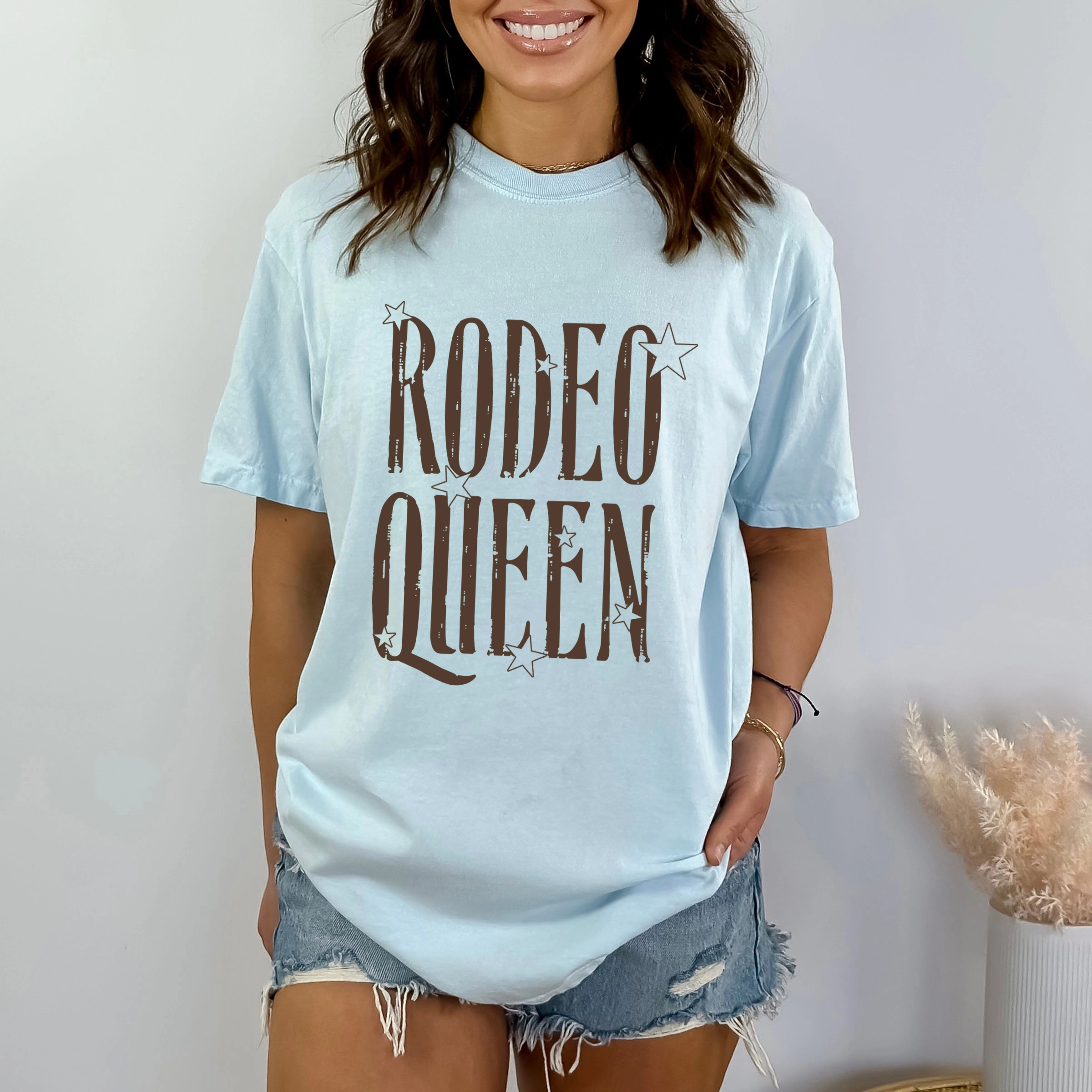 Simply Sage Market - Rodeo Queen Tall Women's Garment Dyed Graphic T-Shirt