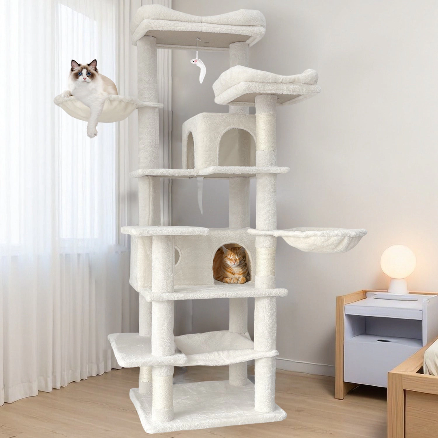 GBruno 68in Multi-Level Cat Tree Tower