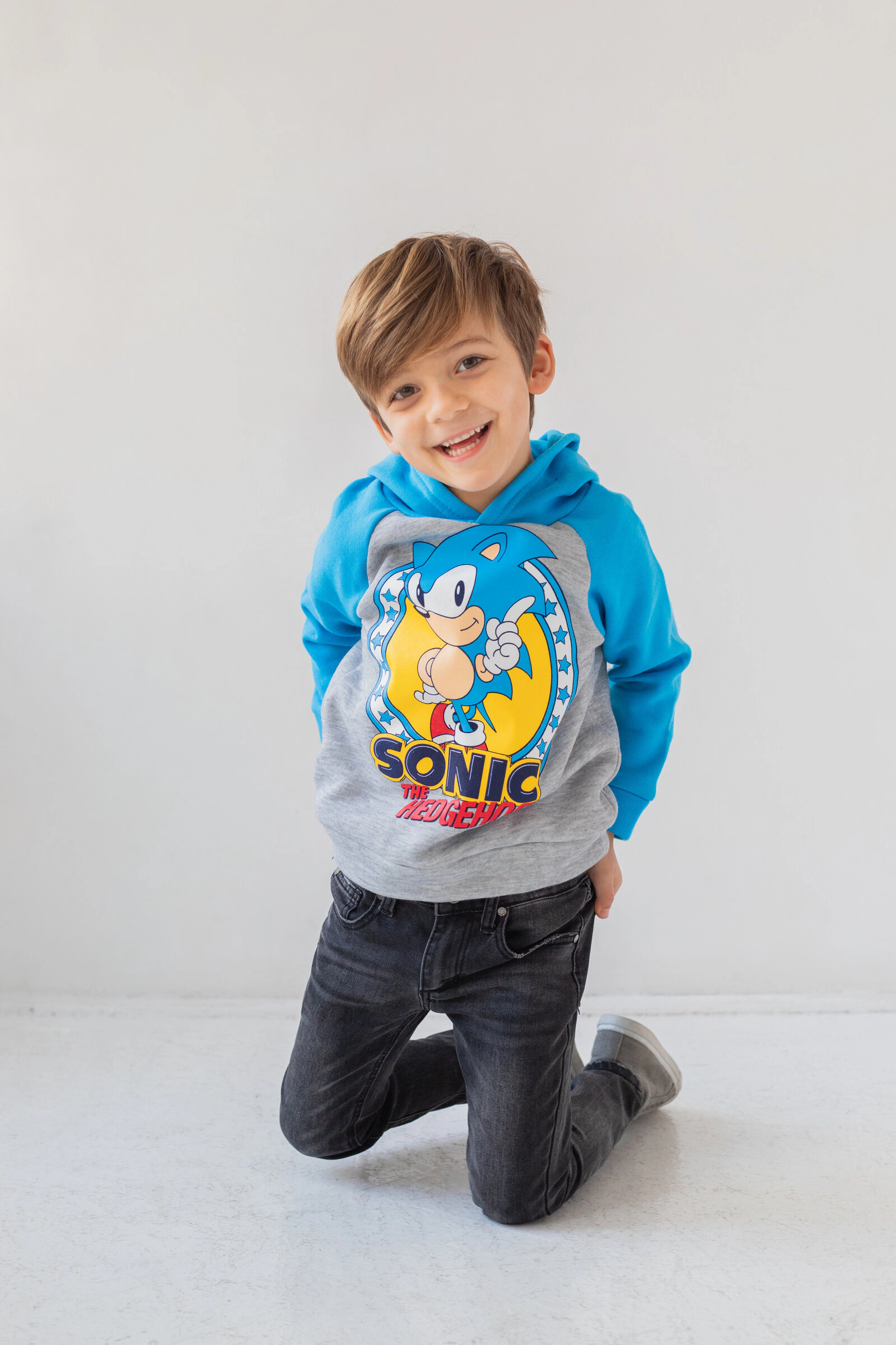 SEGA Sonic the Hedgehog Boys' Fleece Hoodie