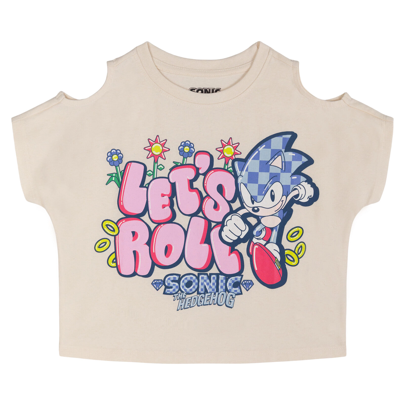 SEGA Sonic the Hedgehog Girls' 2-Piece T-Shirt and Flare Leggings Set