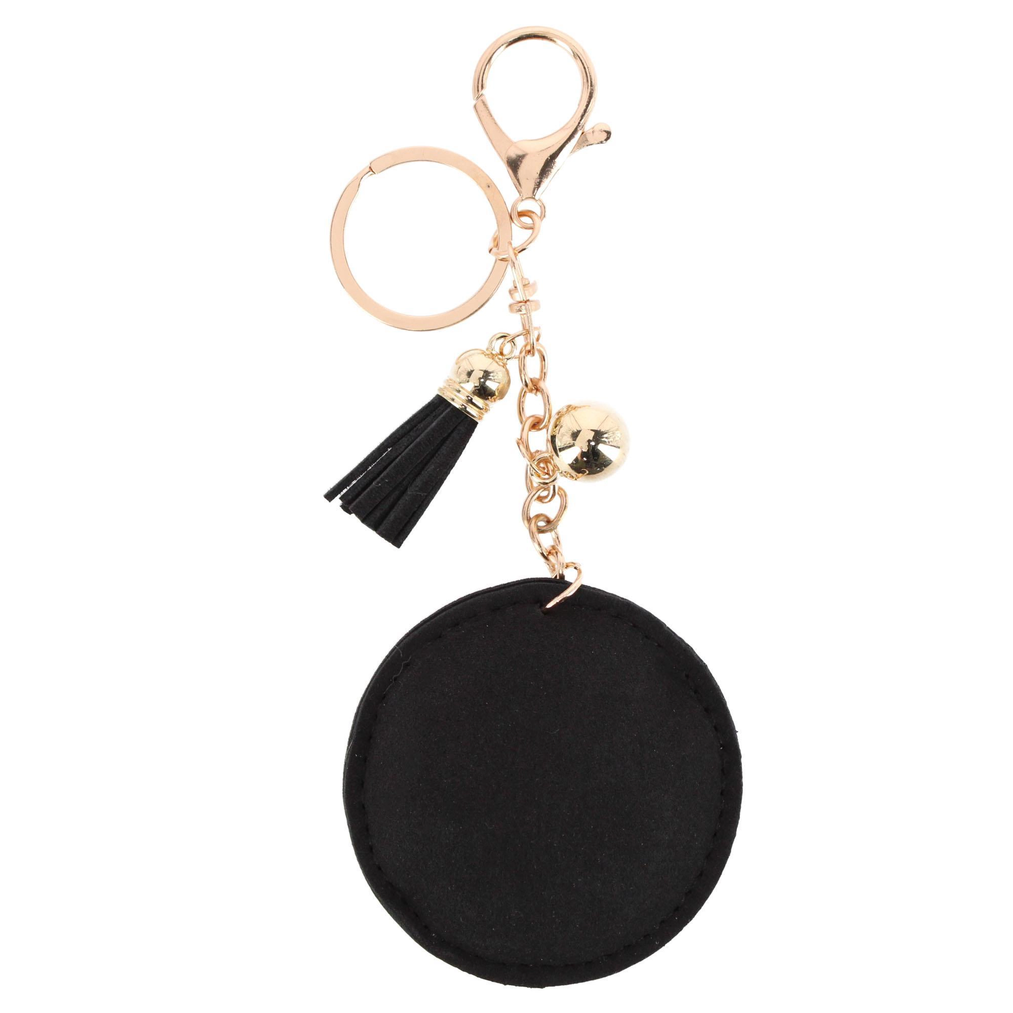 CTM Women's Rhinestone Soccer Mom Bag Charm & Key Chain