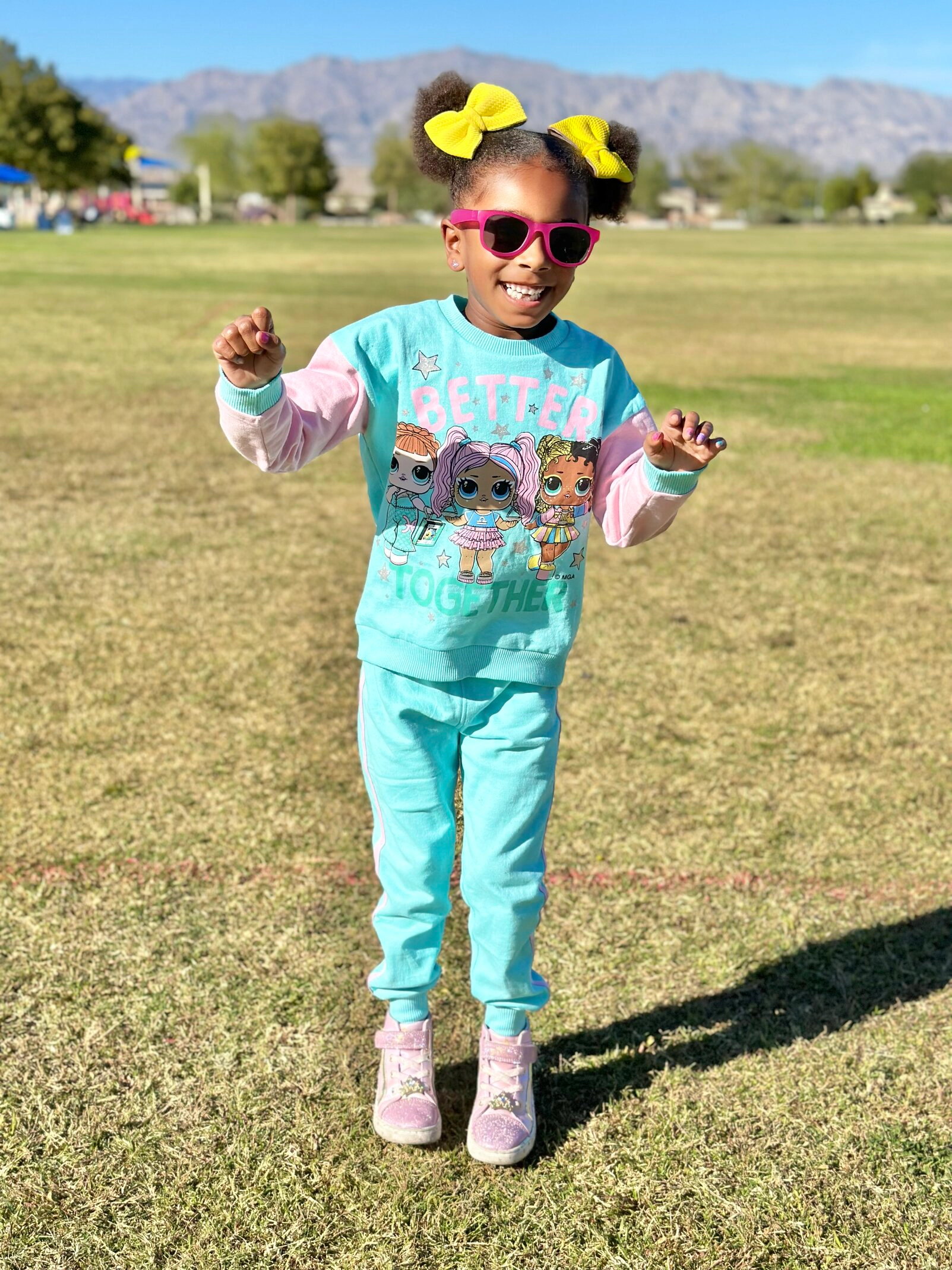 L.O.L. Surprise! Girls' 2-Piece Fleece Sweatshirt and Pants Set