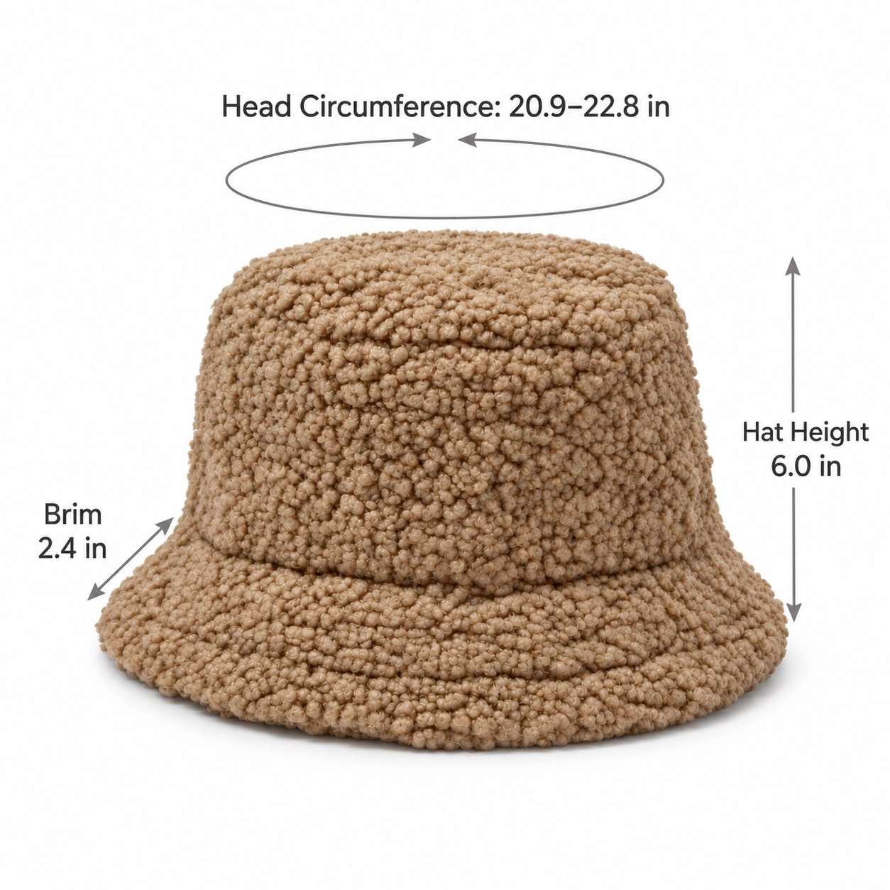 Anna-Kaci Womens Textured Bucket Hat with Soft Polyester Fabric and Lined Interior